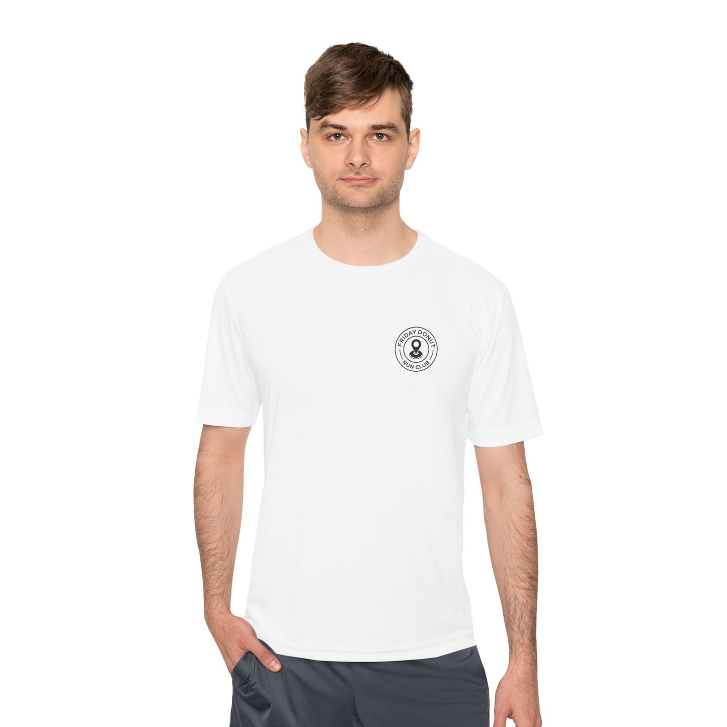 Friday Donut Run Club Unisex Moisture Wicking Tee