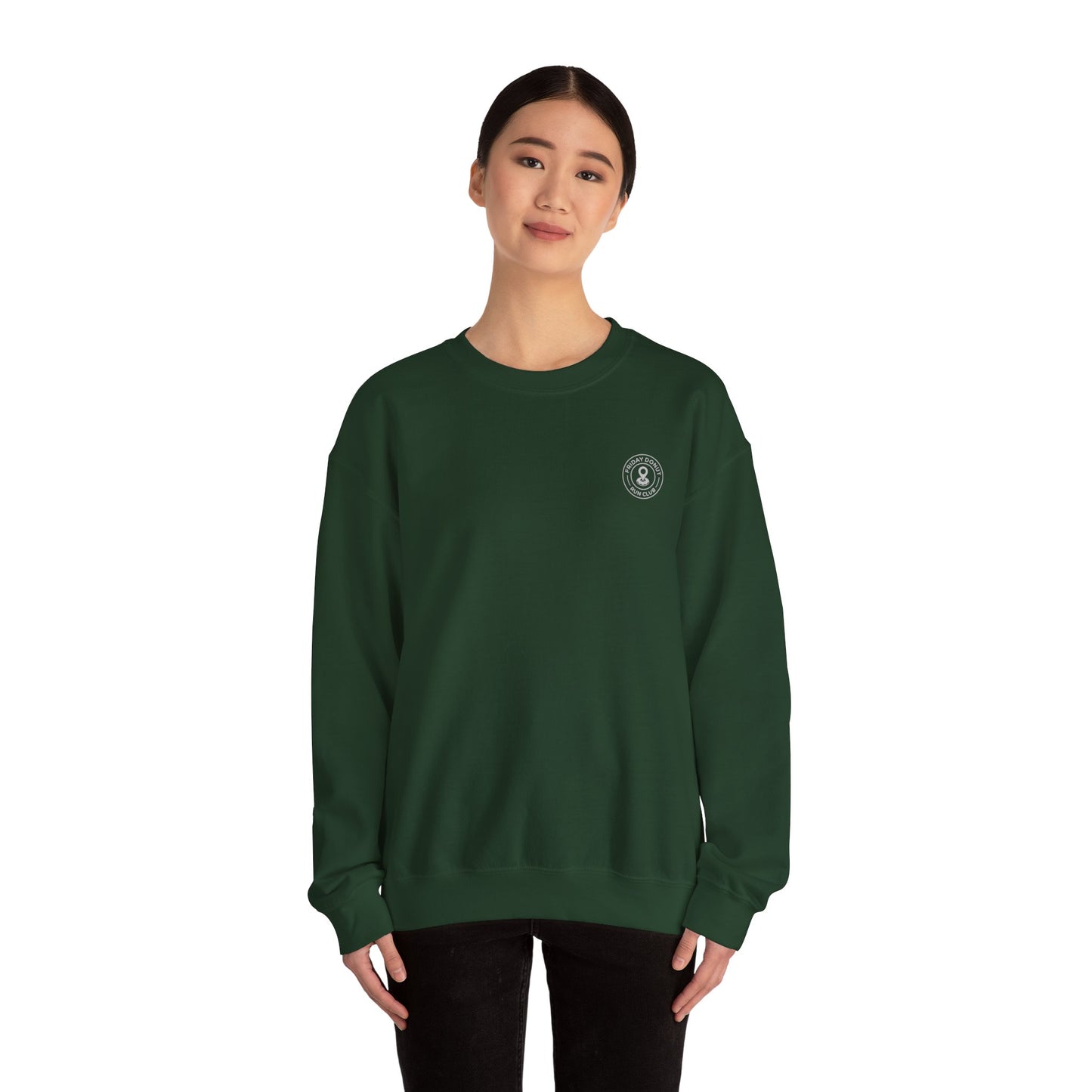 Friday Donut Run Club Unisex Heavy Blend™ Crewneck Sweatshirt