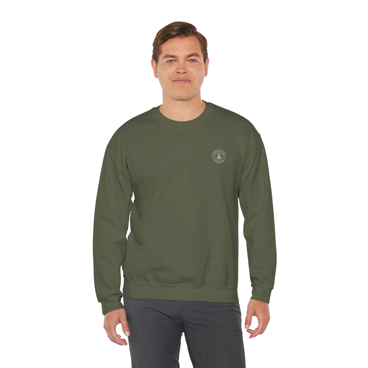 Friday Donut Run Club Unisex Heavy Blend™ Crewneck Sweatshirt