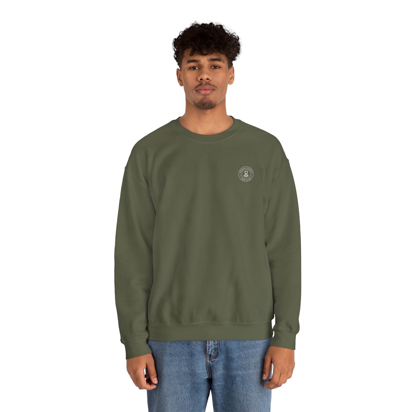 Friday Donut Run Club Unisex Heavy Blend™ Crewneck Sweatshirt