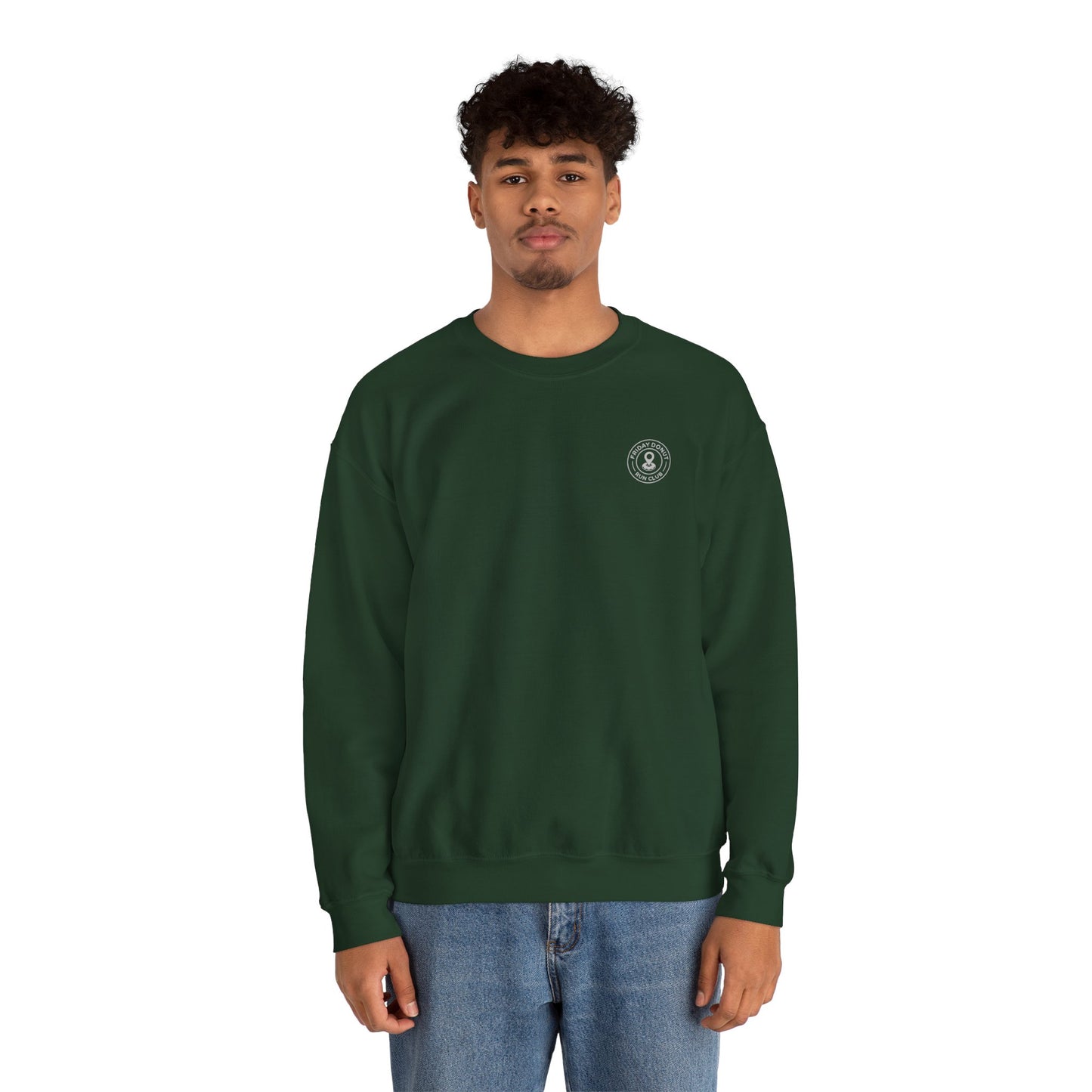 Friday Donut Run Club Unisex Heavy Blend™ Crewneck Sweatshirt