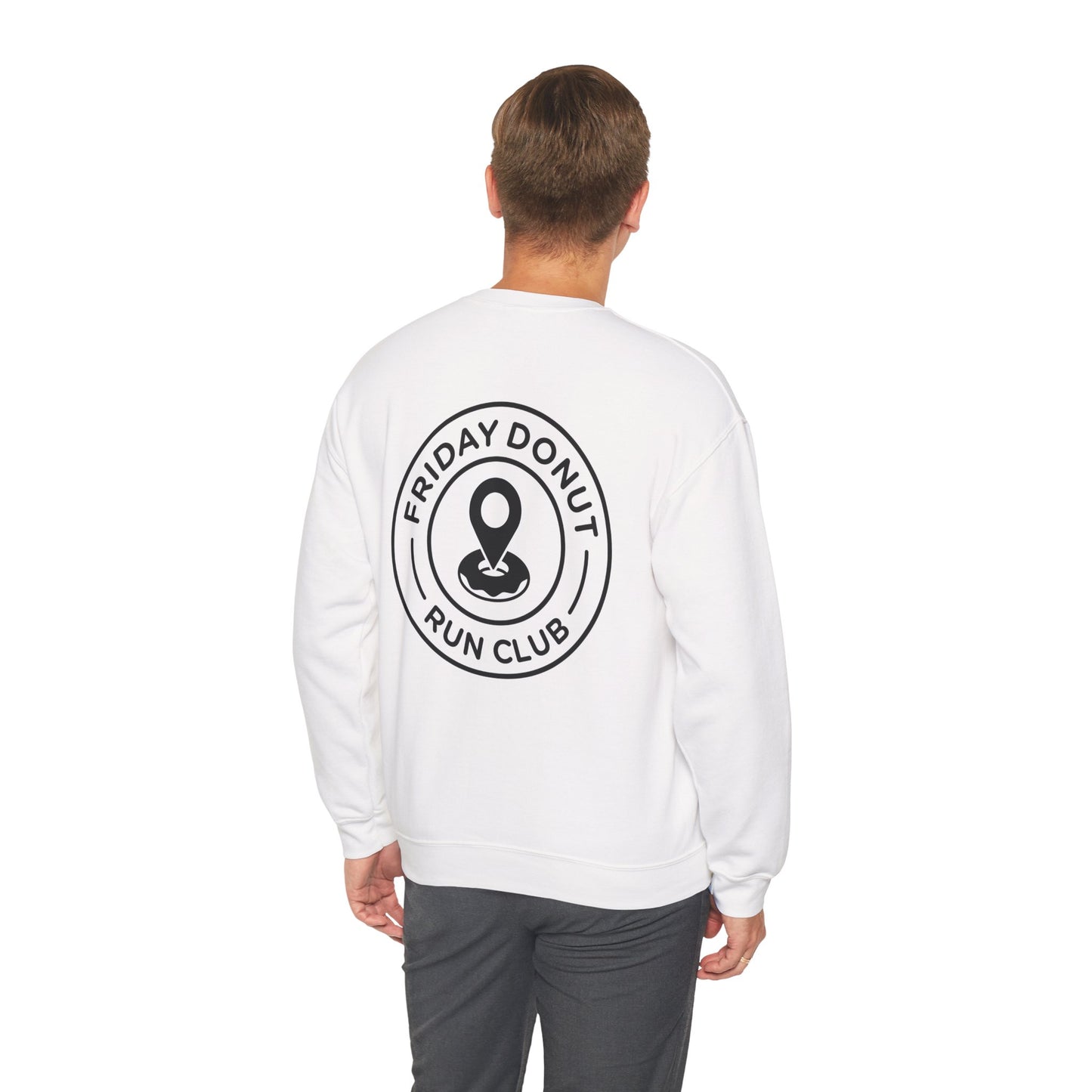 Friday Donut Run Club Unisex Heavy Blend™ Crewneck Sweatshirt