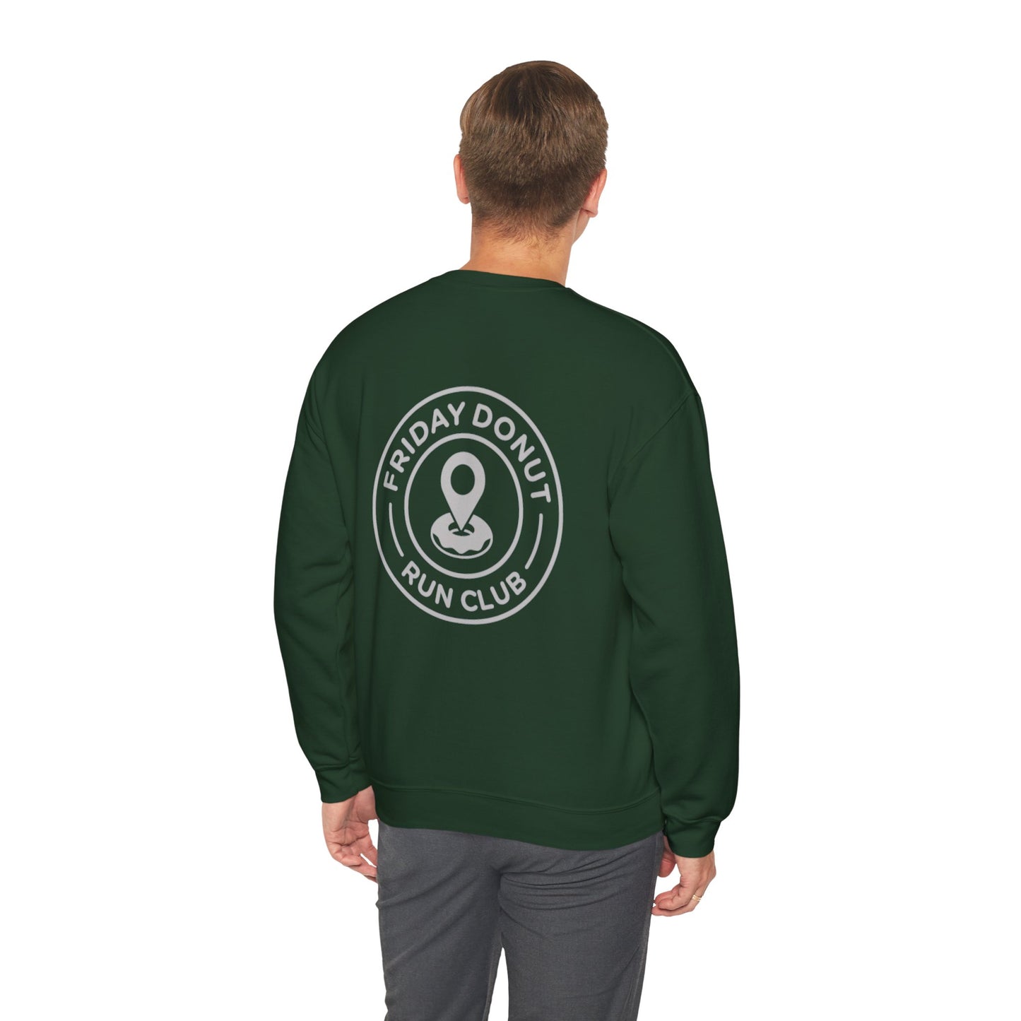Friday Donut Run Club Unisex Heavy Blend™ Crewneck Sweatshirt