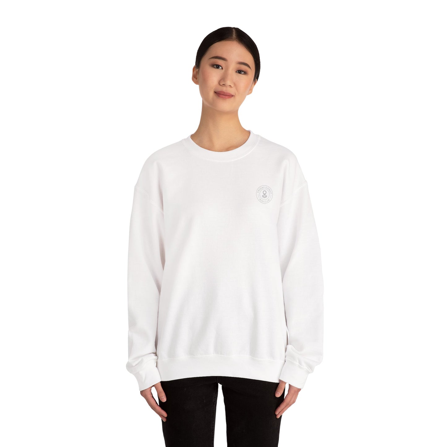 Friday Donut Run Club Unisex Heavy Blend™ Crewneck Sweatshirt