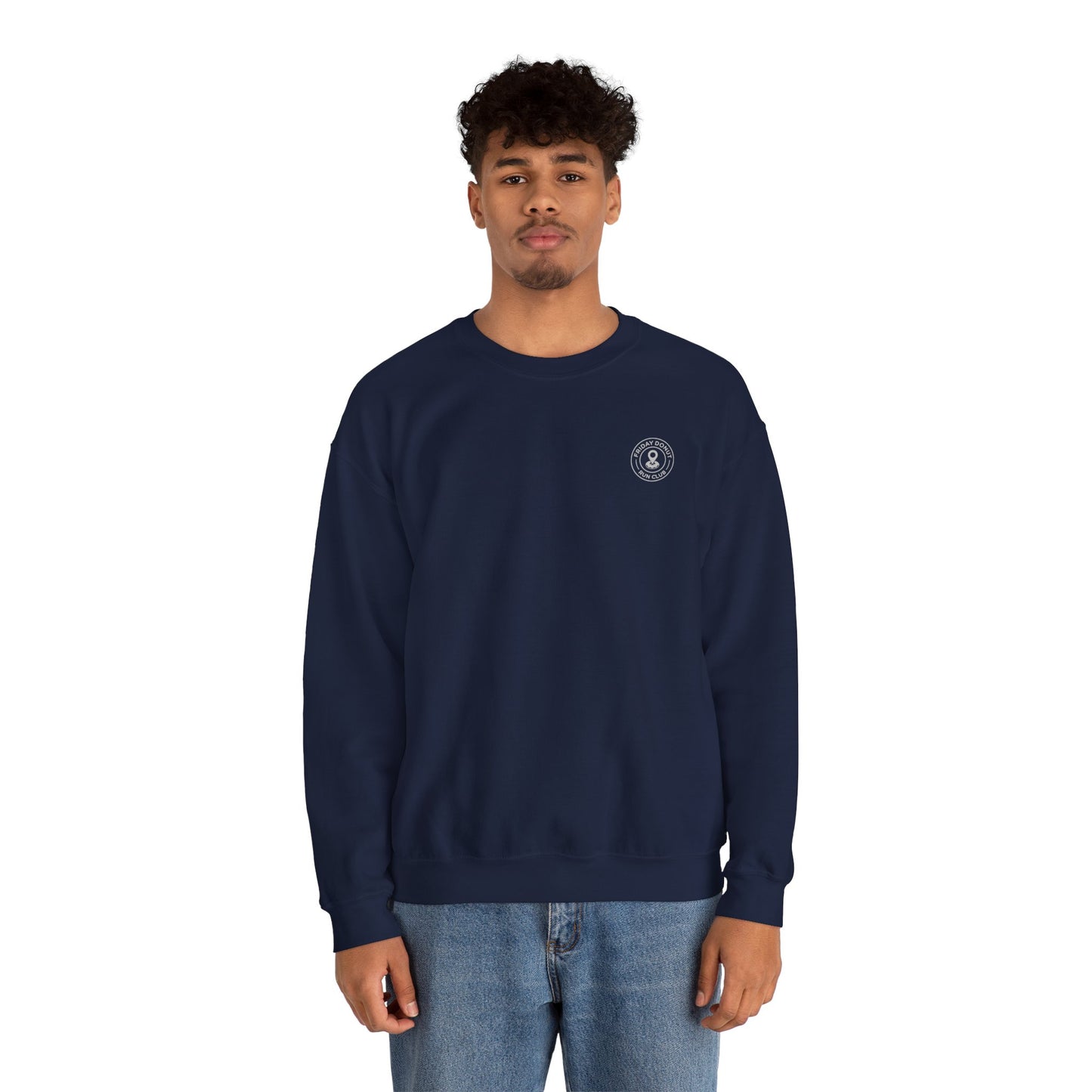 Friday Donut Run Club Unisex Heavy Blend™ Crewneck Sweatshirt