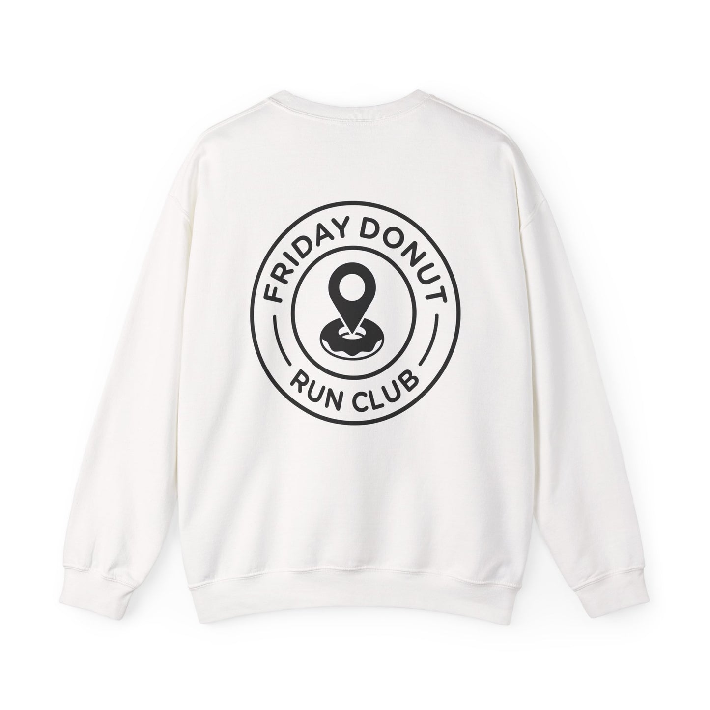 Friday Donut Run Club Unisex Heavy Blend™ Crewneck Sweatshirt